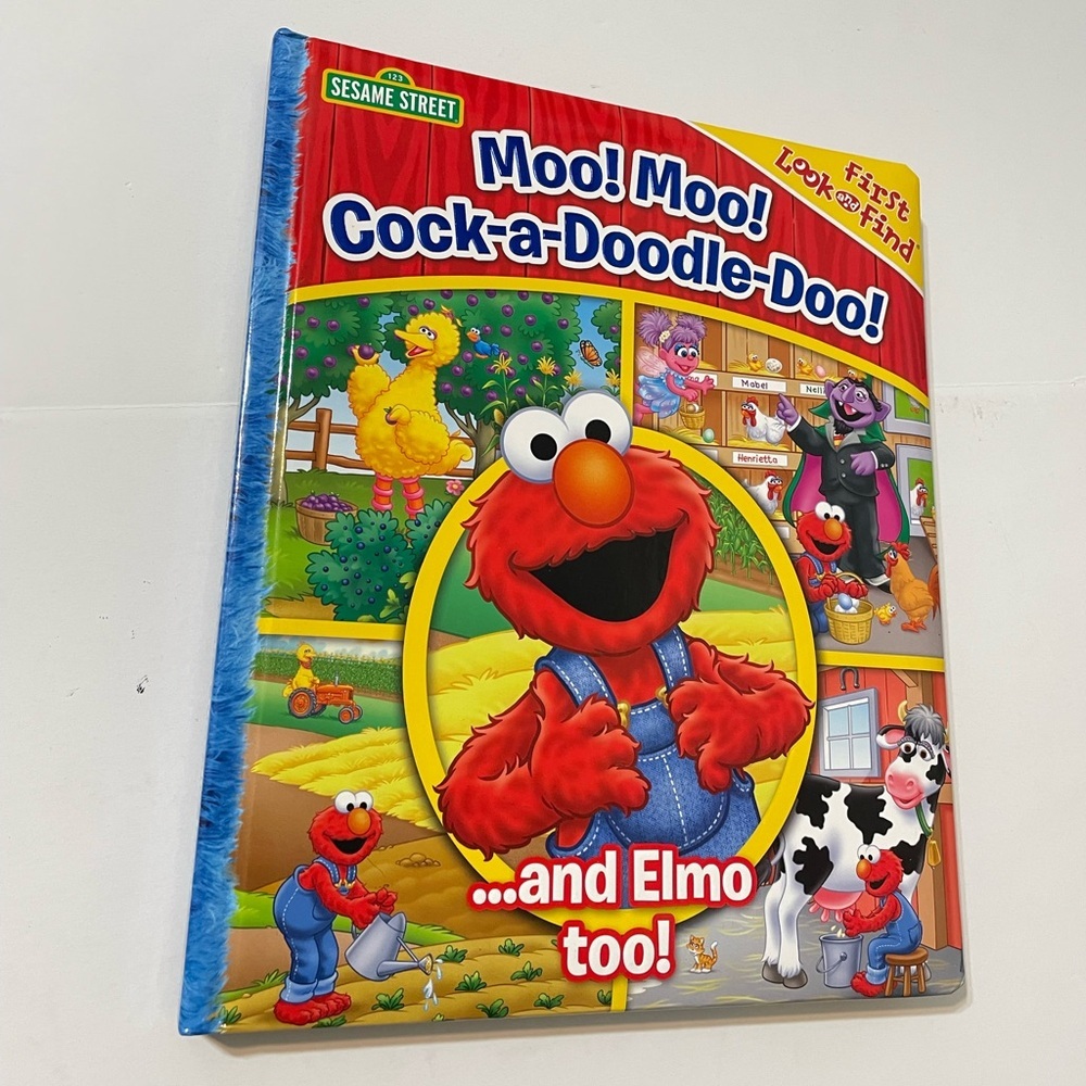 Sesame Street - Moo! Moo! …. and Elmo too! First Look and Find